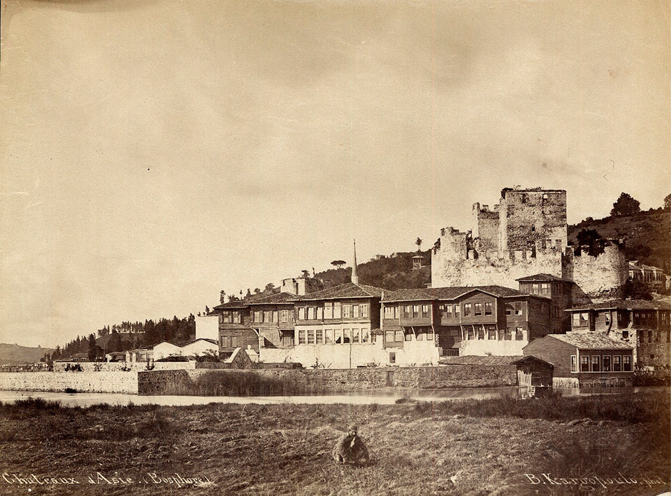 1870'lerde Anadolu Hisarı'nın arşiv fotoğrafı